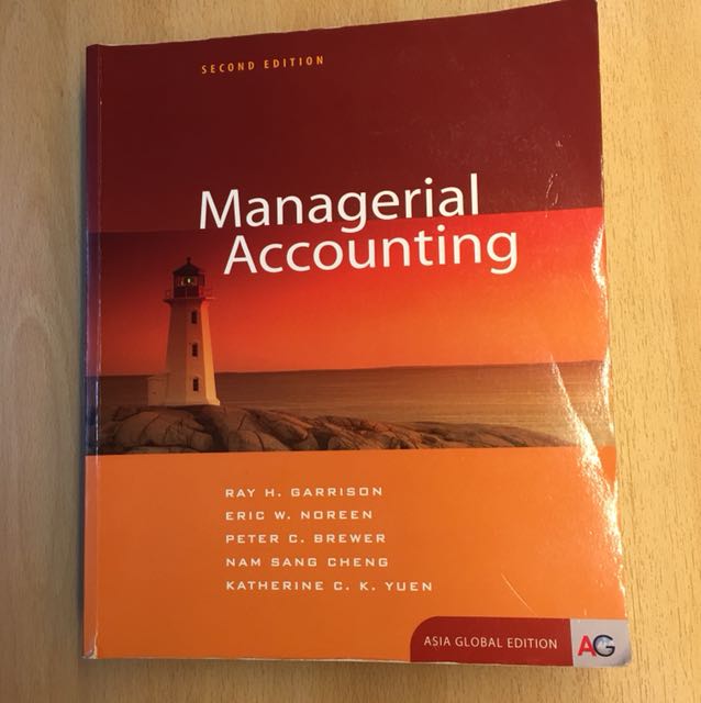 Managerial accounting textbook, Hobbies & Toys, Books & Magazines