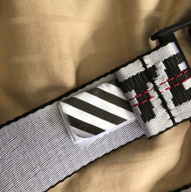 Off-White Belt Industrial Silver/Black - AUTHENTIC 海外 即決-