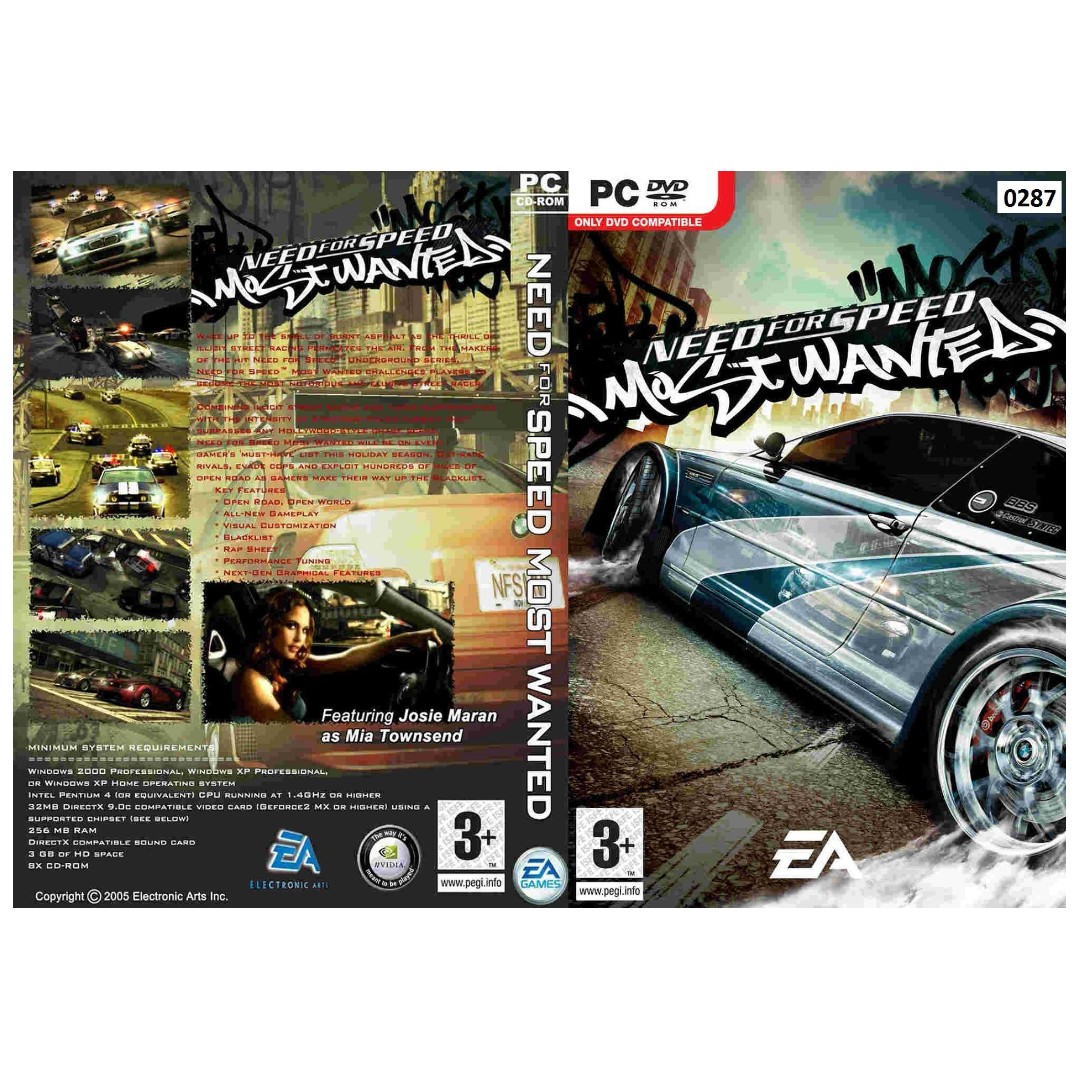 Pc) Need For Speed Most Wanted Black Edition, Video Gaming, Video Games,  Playstation On Carousell