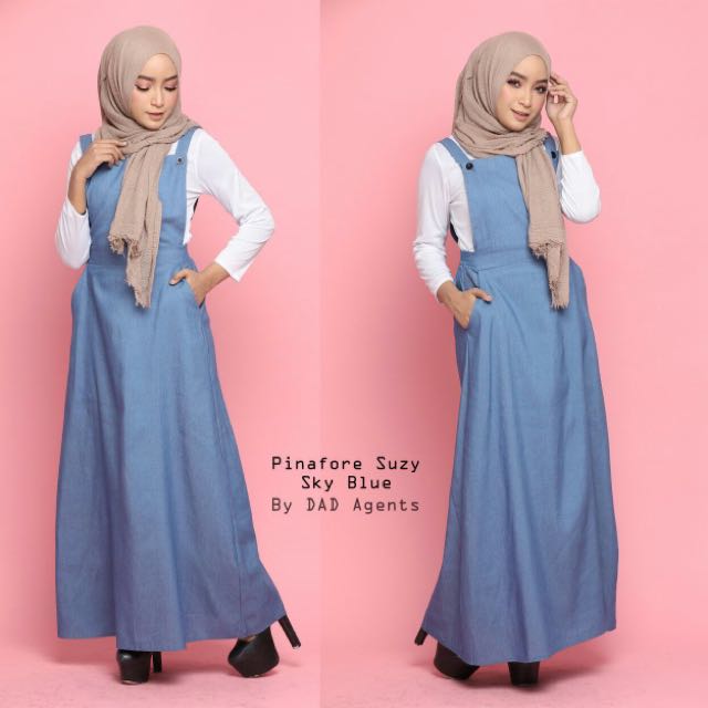 hijab pinafore dress