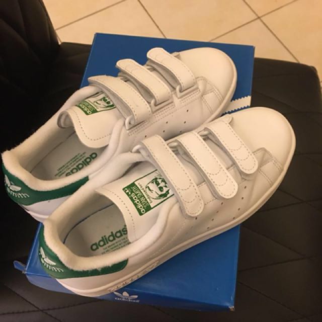 Adidas stan smith velcro strap womens sale