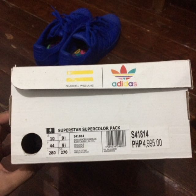 Supercolor Pharrell Williams (Category: Sneakers) located in Lipa City. Submitted by iceicet (Listing ID 150135065, Image 3). Description: Original price : 4,995 Brandnew Negotiable .
