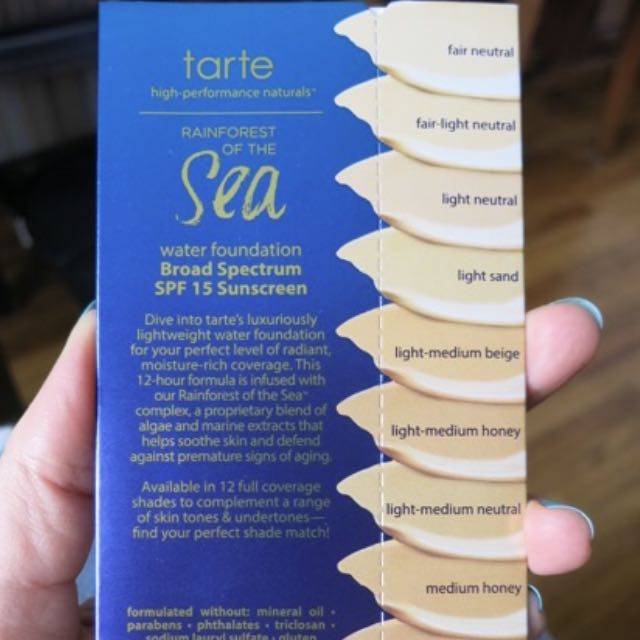 Tarte rainforest of store the sea foundation