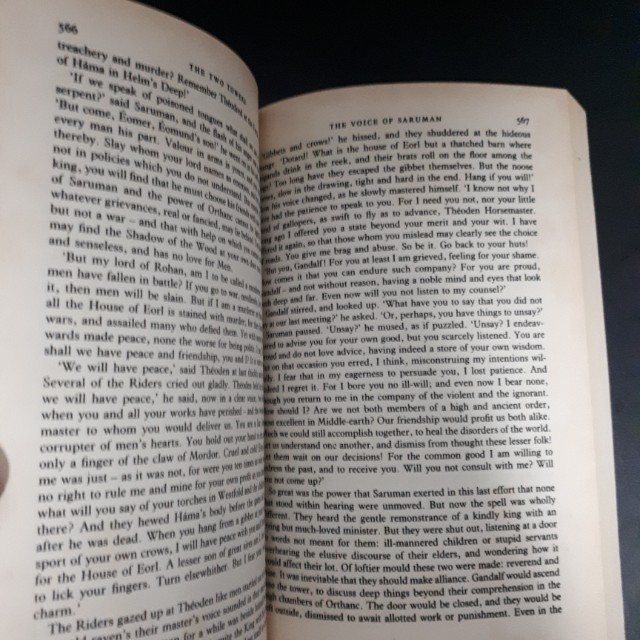 The Two Towers (The Lord Of The Rings, Part 2) By J.R.R. Tolkien - Trade Paperback (Very Good)