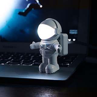 Hot Sale Brand New Creative Spaceman Astronaut LED Reading Light Flexible USB Light for Laptop PC Notebook USB Reading Light LED