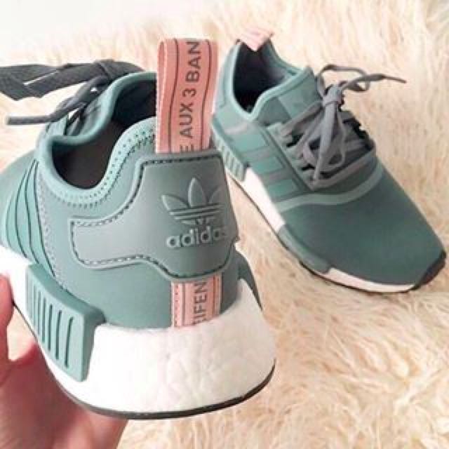 Adidas NMD R1 W Vapour Steel Teal Pink 
