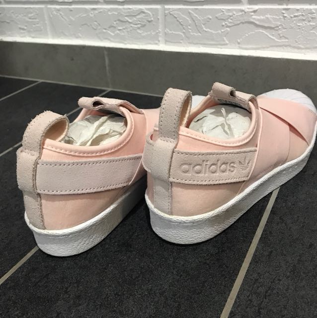 Adidas superstar slip on pastel cheap