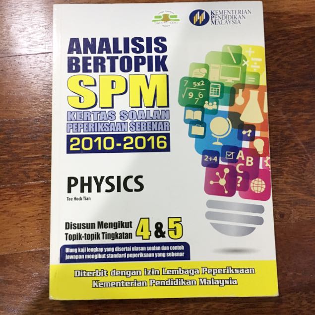 Analisis Bertopik Spm Physics Textbooks On Carousell