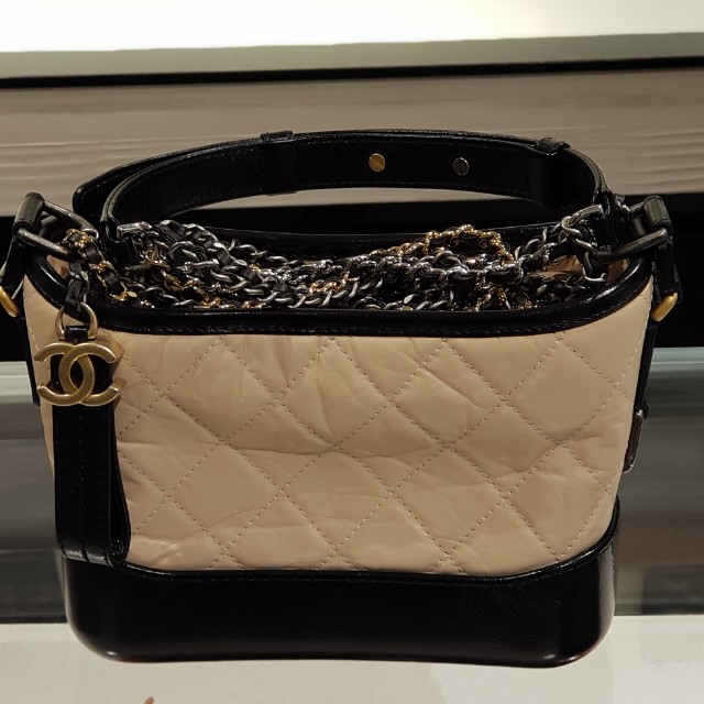 Foxy Couture - Our Black and Beige Chanel Gabrielle Bag