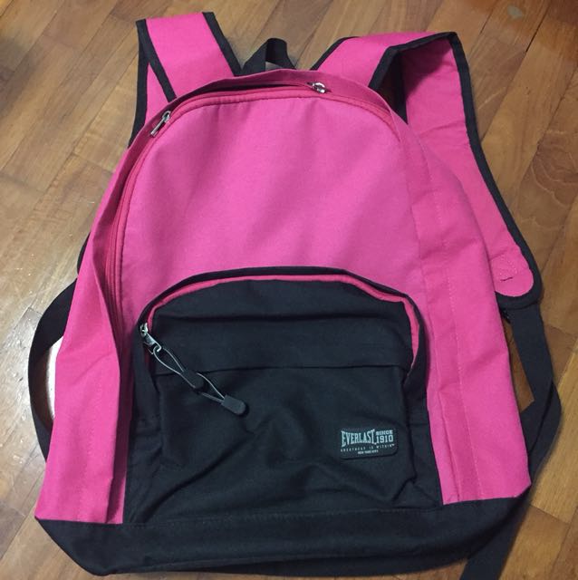 Everlast pink and black backpack, Women's Fashion, Bags & Wallets ...