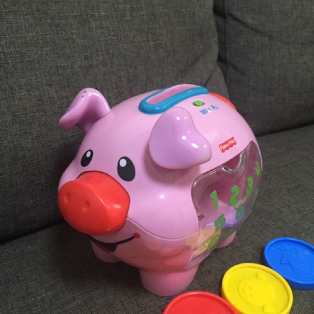 fisher price pink piggy bank