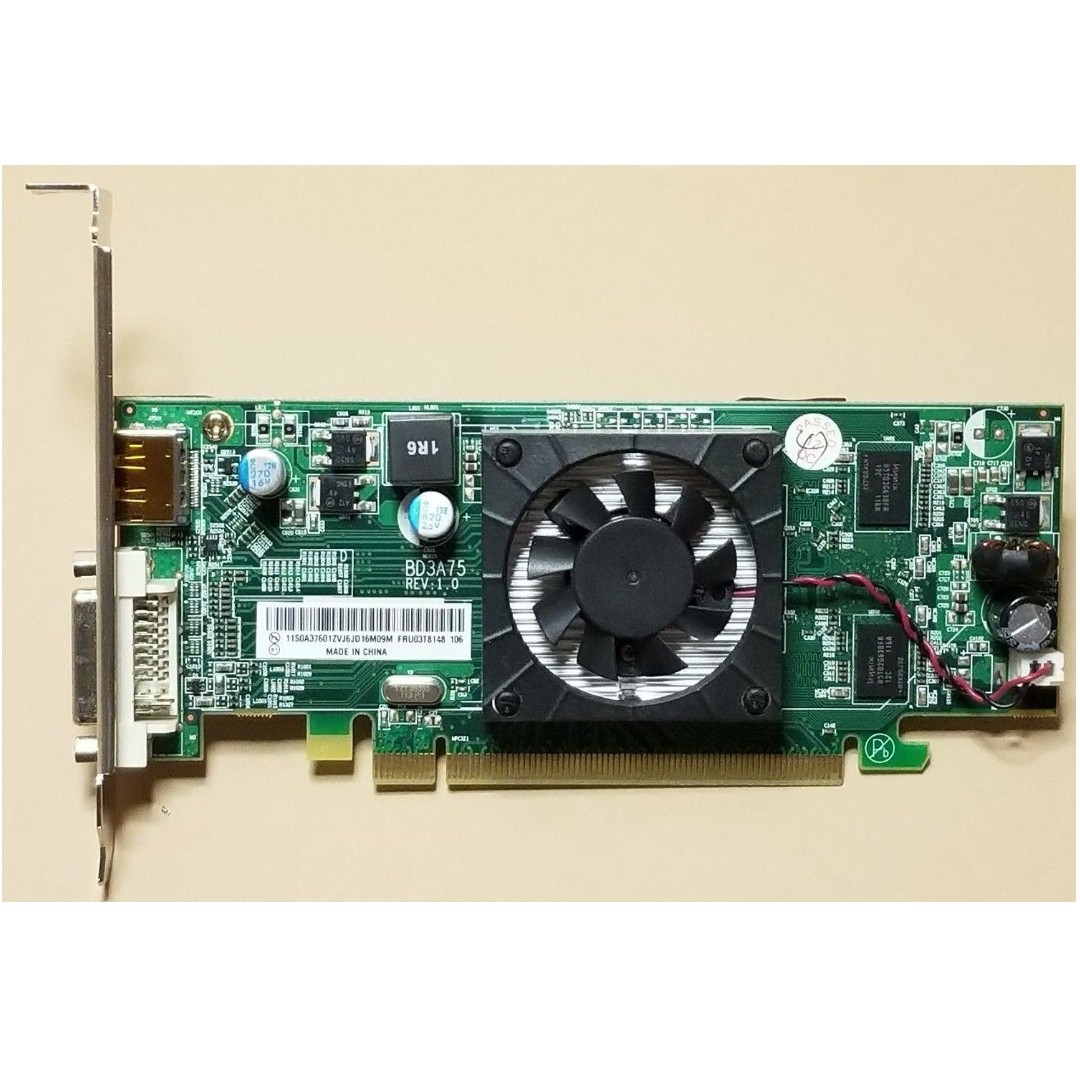 LENOVO AMD Radeon HD 7450 1GB GDDR3  GRAPHICS CARD DVI DISPLAYPORT BD3A75
