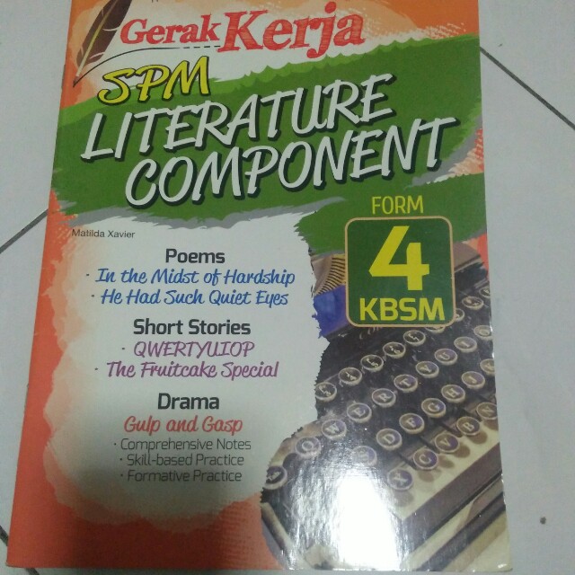 Literature Component Form 4 Spm Textbooks On Carousell