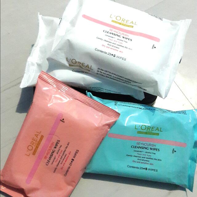 loreal facial wipes