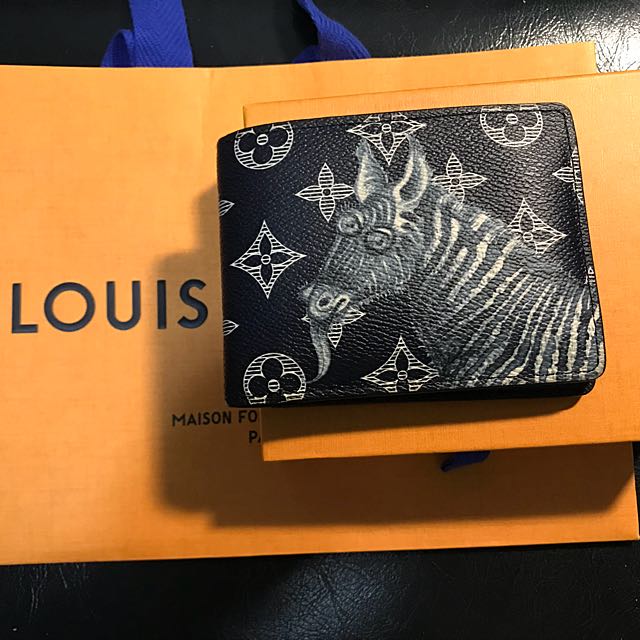 Louis Vuitton Chapman brothers zebra wallet