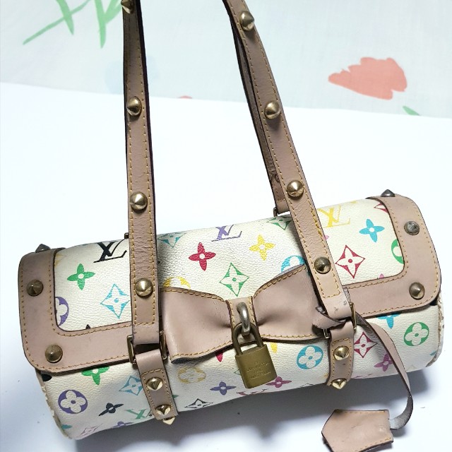 RARE] Louis Vuitton Multicolor Papillon Monogram Bag