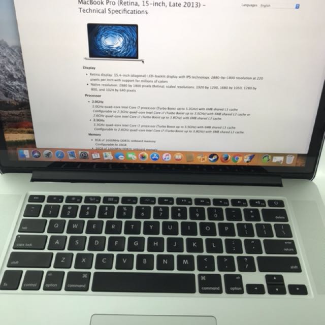 Macbook Pro Retina 15 Late 2013 Electronics Computers On Carousell