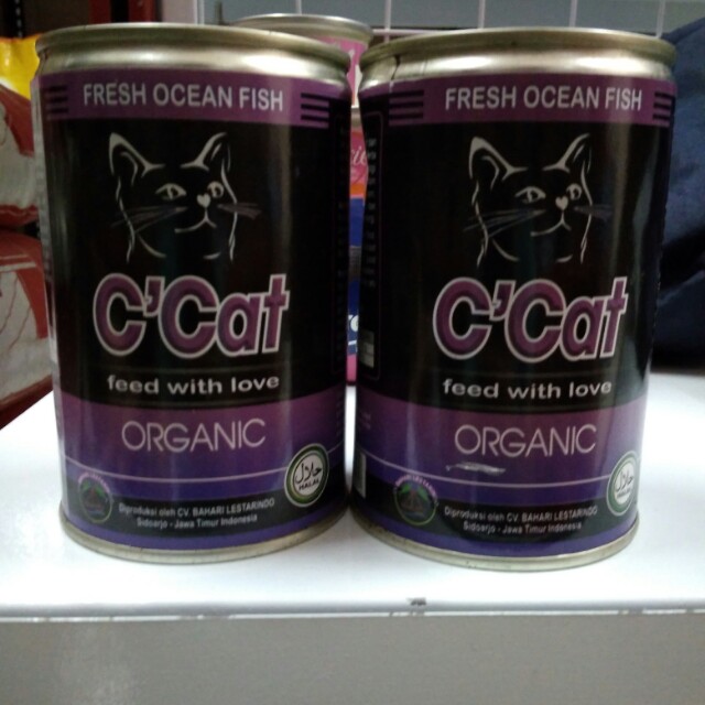 Makanan Basah C Cat Organic Makanan Kucing Kaleng 400g Setara