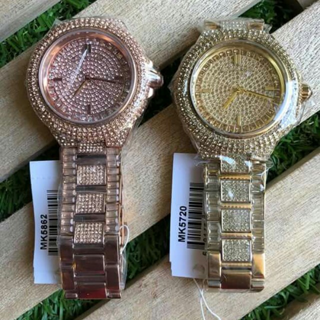 mk watch with stones