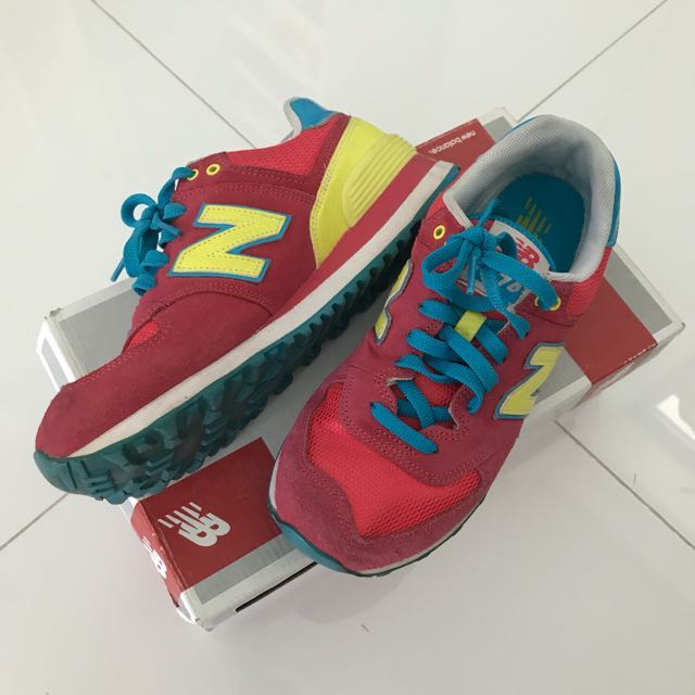 womens new balance 574 multicolor