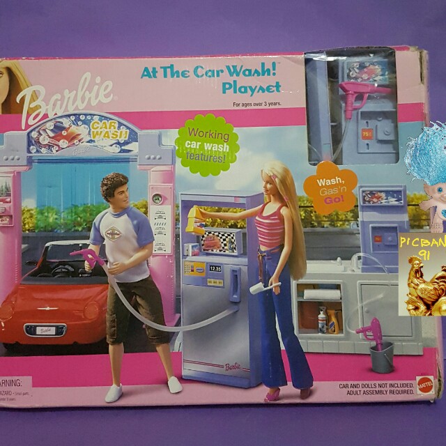 barbie car wash games