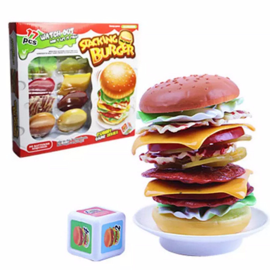 toy hamburger set