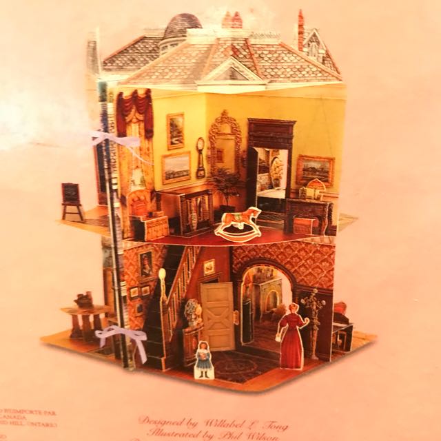 Victorian discount paper dollhouse