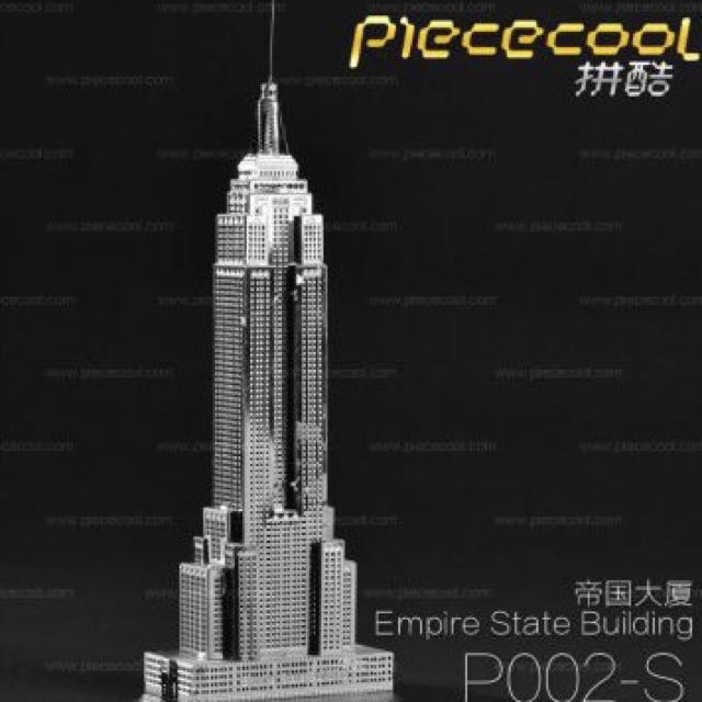 3D Metal Model Empire State Building, Hobbies & Toys, Toys & Games on