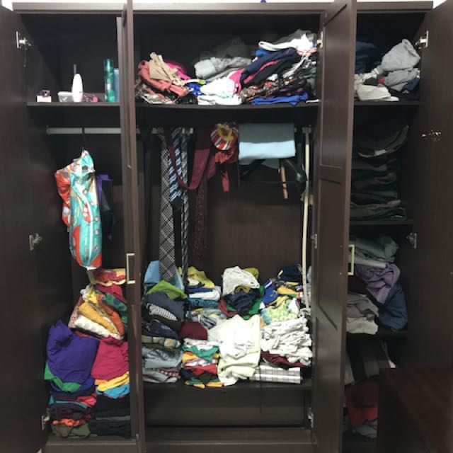 4 Door Wardrobe For Sale Relocating To India Furniture Shelves