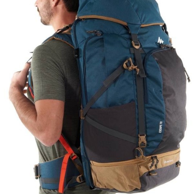 quechua 70l backpack