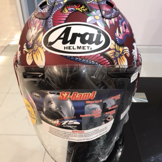 Arai oriental red Clearance