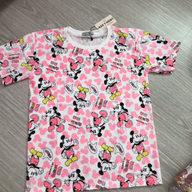 pink mickey mouse shirt