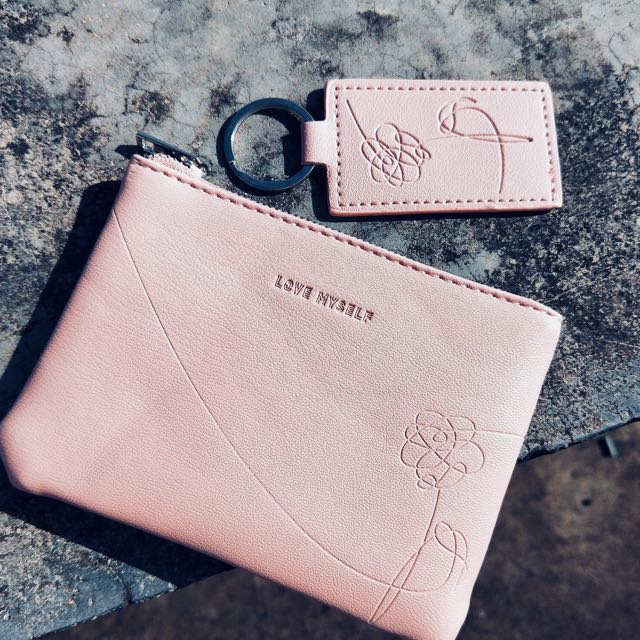 BTS Love myself coin pouch and key rings