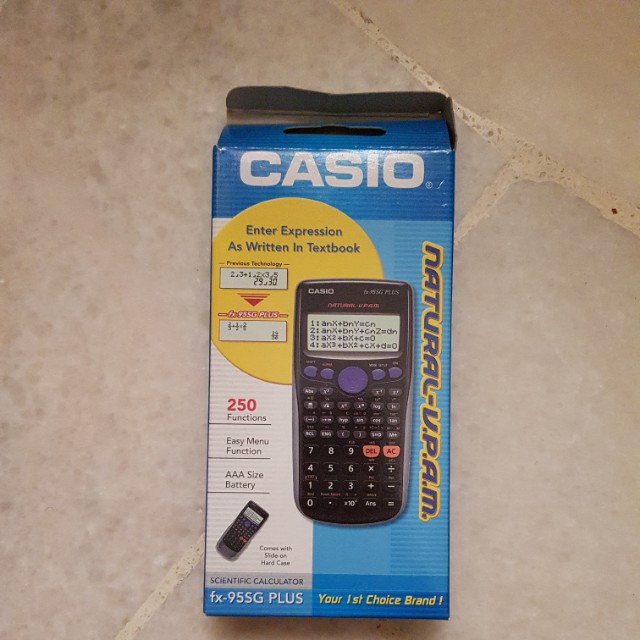 CASIO SCIENTIFIC CALCULATOR NOT WORKING visual data 7