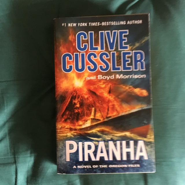 Clive Cussler Piranha Books Stationery Fiction On Carousell