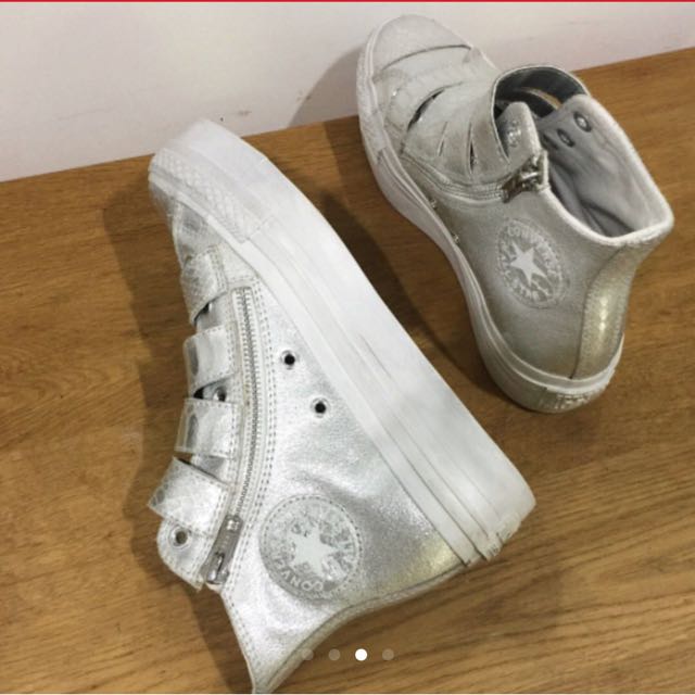 Silver croc converse Clearance