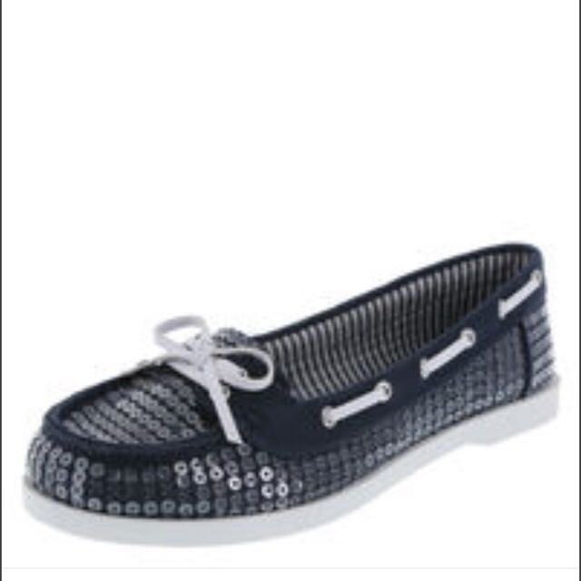 Dexflex Comfort Womens s Sequin Buoy Boat Shoe Size 11 Women s