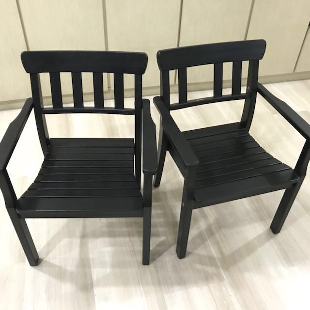 Ikea Outdoor Table (2 chairs if you want them), Furniture & Home Living