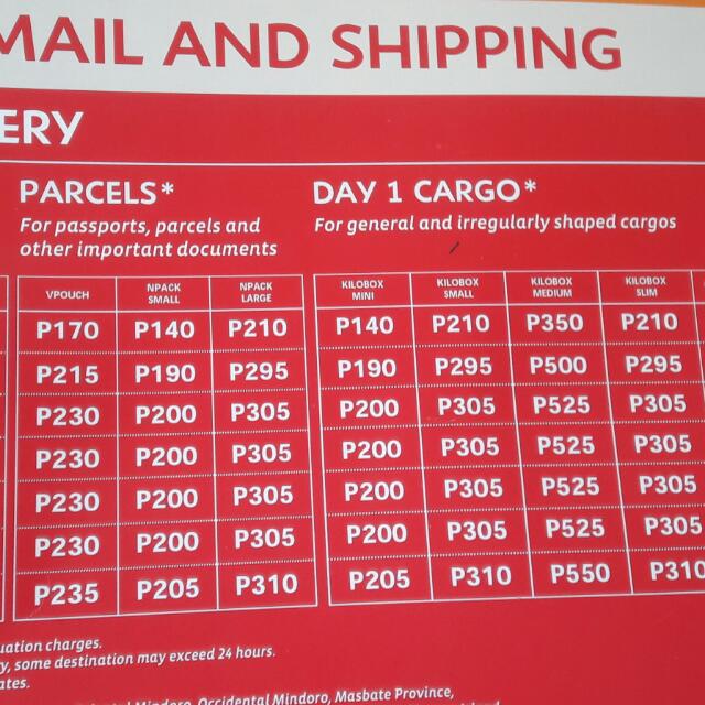 LBC Shipping Rates, Business Services, Others on Carousell