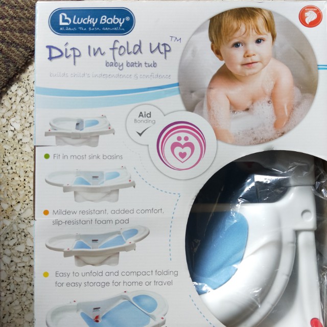 Luckybaby baby fold up bath tub, Babies & Kids, Babies & Kids Fashion