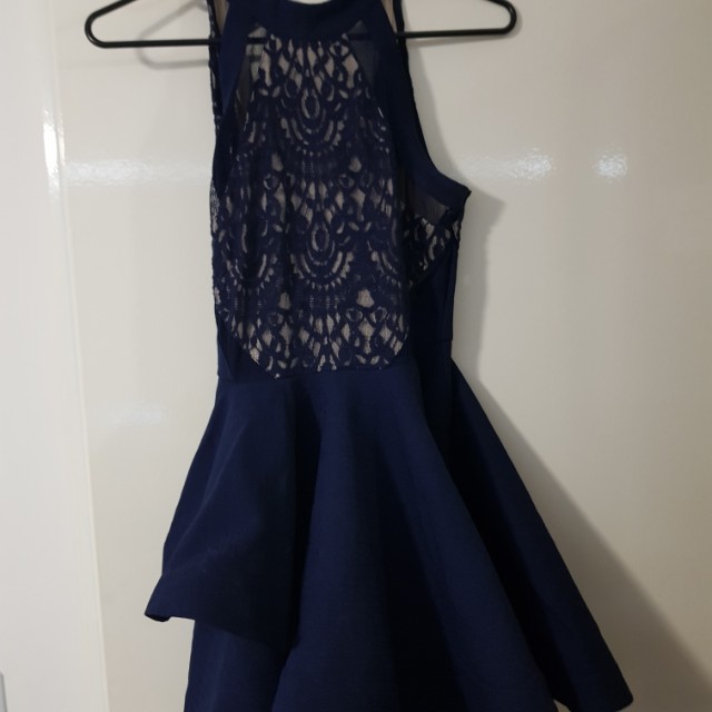 lucy in the sky navy blue dress