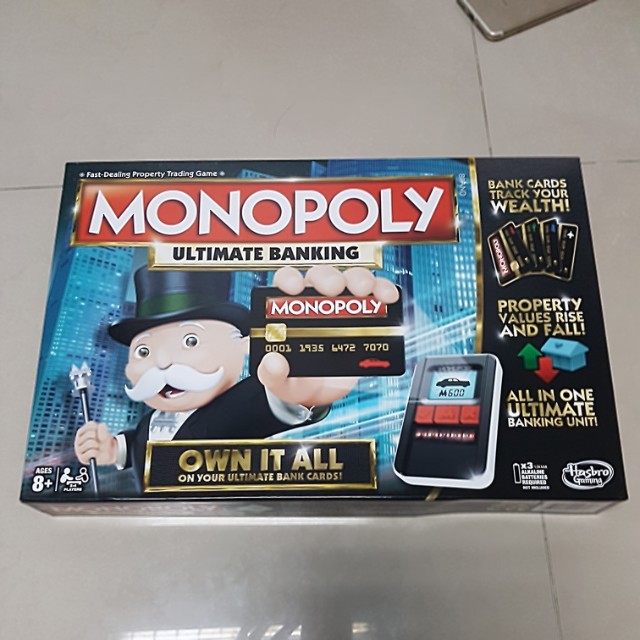 Monopoly Super electronic banking, Hobbies & Toys, Toys & Games on Carousell