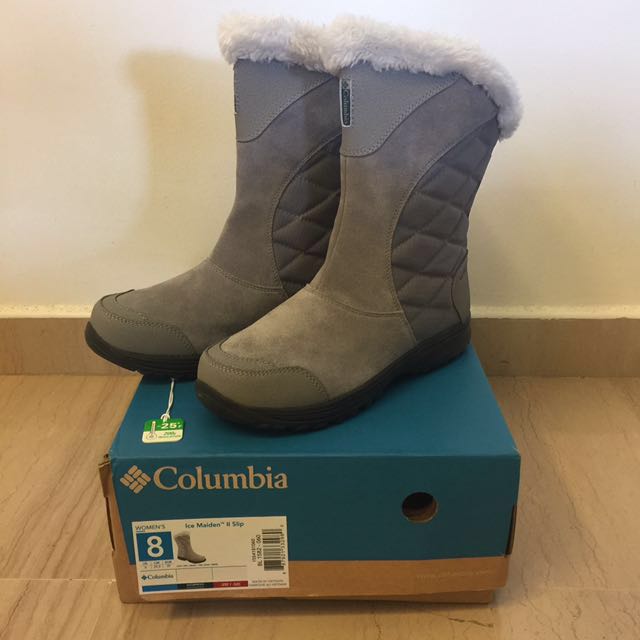 columbia women's ice maiden ii waterproof winter snow boot