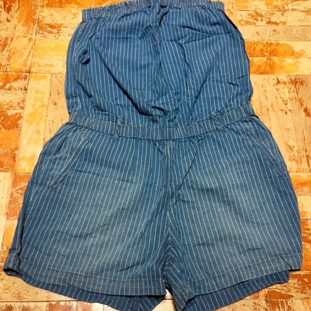 lucky brand denim jumpsuit