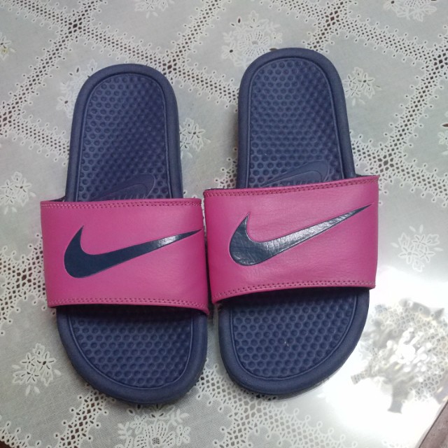 nike purple slippers