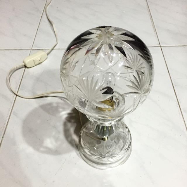 bohemian crystal table lamp
