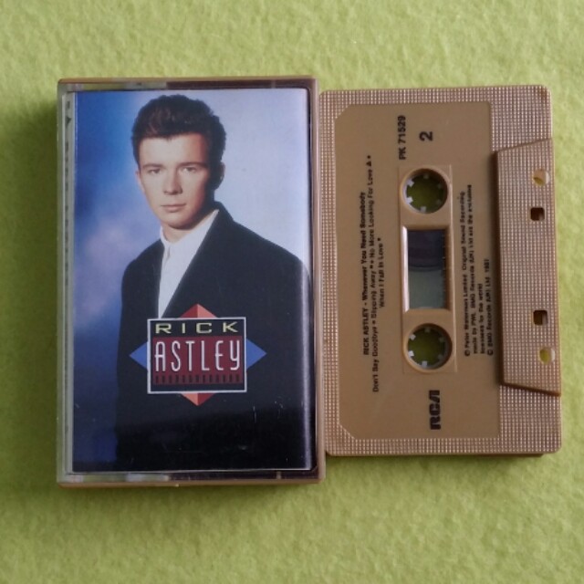 Rick Astley Whenever You Need Somebody Cassette Tape Not Vinyl Record Vintage Collectibles Vintage Collectibles On Carousell