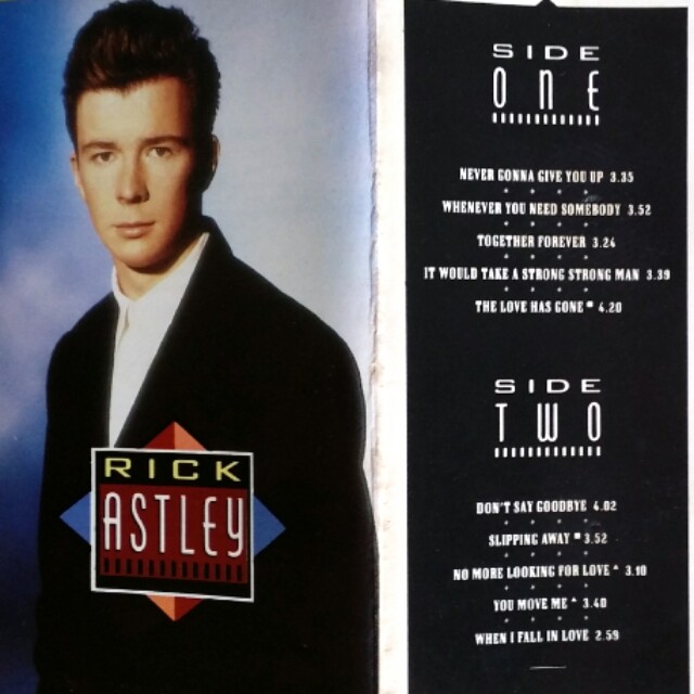 Rick Astley Whenever You Need Somebody Cassette Tape Not Vinyl Record Vintage Collectibles Vintage Collectibles On Carousell