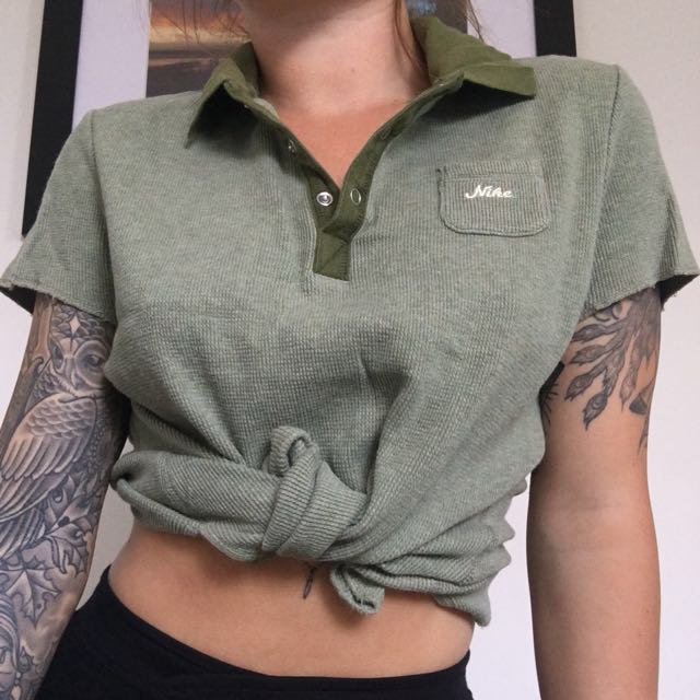 womens olive green nike jogging suit