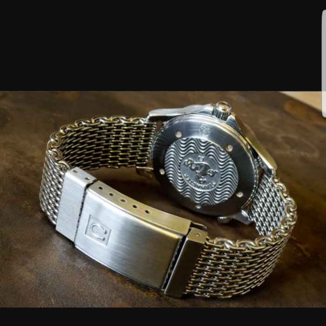omega shark mesh bracelet 20mm